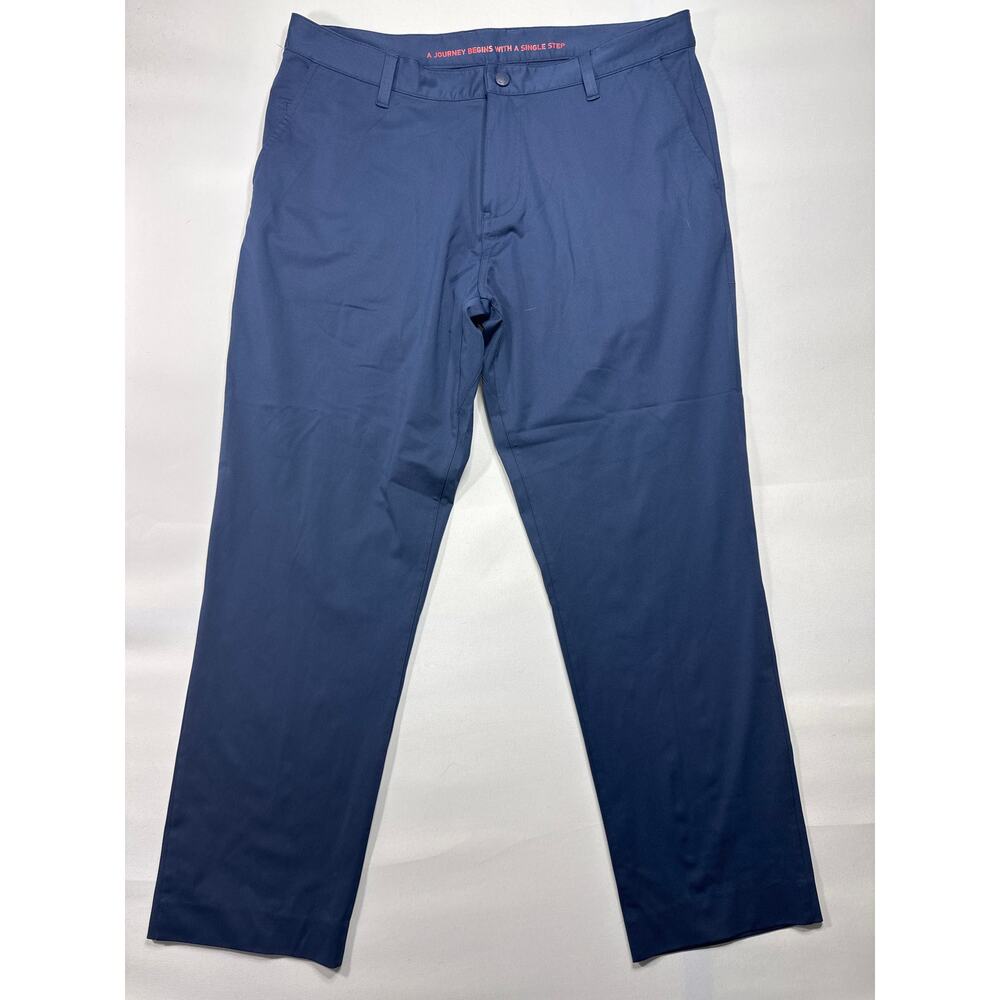Rhone Men's Lightweight Straight‎ Leg Navy Blue Chino Pants - Size 35 (35x27)*
